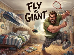 Mäng Fly vs Giant Internetis