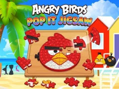 Mäng Angry Birds Pop It Jigsaw Internetis