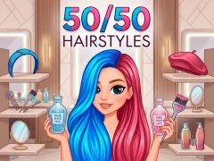 Mäng 50/50 Hairstyles Internetis