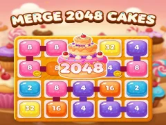 Mäng Merge 2048 cakes Internetis