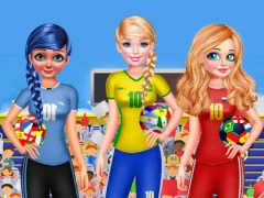 Mäng BFF Princess Vote For  FIFA 2018 Quarter Finals Internetis