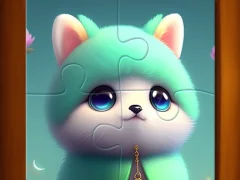 Mäng Cute Cat Jigsaw Puzzle Internetis
