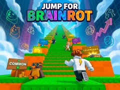 Mäng Jump for Brainrot Internetis