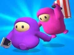 Mäng Fall Heroes Fun Guys Run Internetis