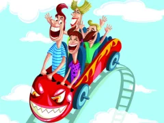Mäng Roller coaster leap Internetis
