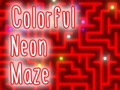 Mäng Colorful Neon Maze Internetis
