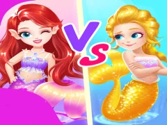 Mäng Mermaid Paper Doll Dress Up Internetis