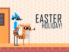Mäng Mordecai and Rigby Easter Holiday Internetis