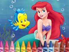 Mäng 4GameGround Little Mermaid Coloring Internetis