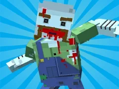 Mäng Blocky Gun Warfare Zombie Internetis