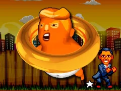 Mäng Tappy Flappy Trump Internetis