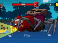 Mäng Pirate Block Craft Monster Shooter Internetis