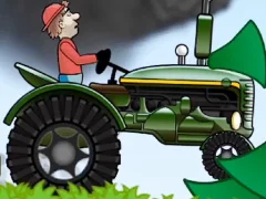 Mäng Tractor Driving Hill Climb 2D Internetis