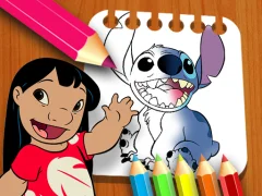 Mäng Lilo and Stitch Coloring Book Internetis
