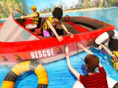 Mäng Beach Rescue Emergency Boat Internetis