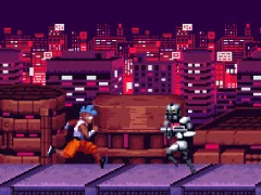 Mäng Endless Cyberpunk Runner Internetis
