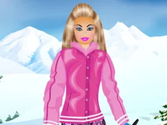 Mäng Barbie Snowboard Dress Internetis