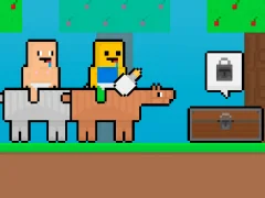 Mäng Baby Noob vs Baby Obby Horse Internetis