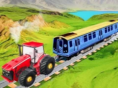 Mäng Chain Tractor Train Towing Game 3D Internetis