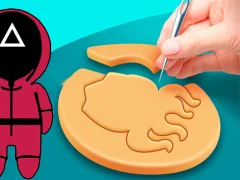 Mäng Squid Game cookie Puzzle Internetis