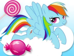 Mäng Pony Candy Run Internetis