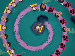 Mäng Squid Game Bubble Shooter Internetis