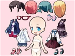 Mäng Chibi Anime Princess Doll Internetis