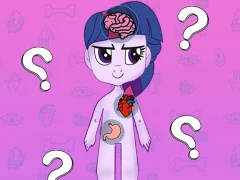 Mäng My Little Pony Learning The Body Internetis