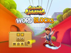 Mäng Subway Surfers Word Blocks Internetis