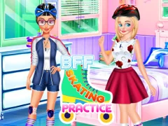 Mäng BFF Skating Practice Internetis