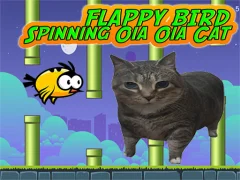 Mäng Flappy Bird Spinning oia oia Cat Internetis