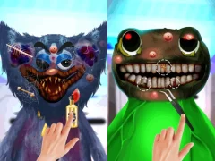 Mäng Huggy ASMR Monster Makeover Internetis
