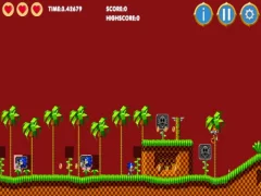 Mäng Sonic html5 Internetis