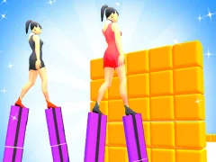 Mäng Heels Run Race - Stack Rider Internetis