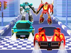 Mäng Car Robot Transform Fight Internetis