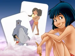 Mäng Mowgli Memory card Match Internetis