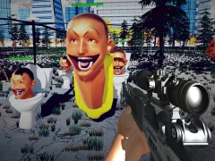Mäng Sniper Survival Skibidi Toilet Internetis