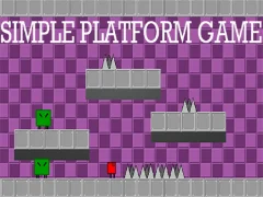 Mäng Simple Platform game Internetis