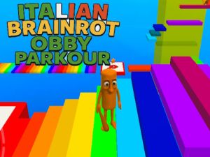 Mäng Itaalia Brainrot Obby Parkour  Internetis
