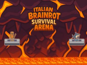 Mäng Itaalia Brainrot Survival Arena Internetis