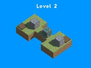Mäng Block Pusher Voxel World 3D Internetis