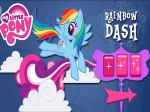 Mäng Rainbow Dash's Cloud Bump Internetis