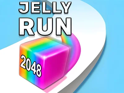 Mäng Jelly Run 2048 Internetis