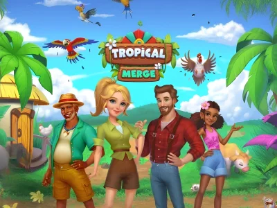 Mäng Tropical Merge Internetis