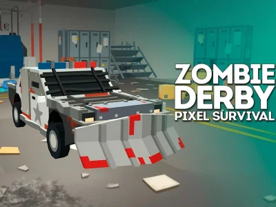 Mäng Zombie Derby Pixel Survival Internetis
