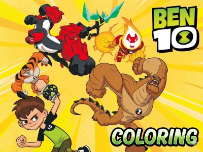 Mäng Ben 10 Coloring Internetis