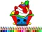 Mäng Back To School: Cake Coloring Book Internetis