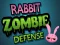 Mäng Rabbit Zombie Defense Internetis