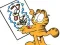 Mäng Garfield connects the dots Internetis