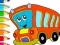 Mäng Coloring Book: Bus Internetis